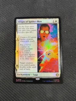 FOIL Origin of Spider-Man SPM 0009 Rare Magic the Gathering Marvel's Spider-Man - Image 1