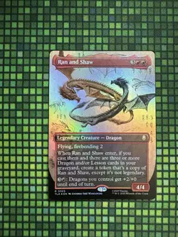 MTG Ran and Shaw #0325 Foil Borderless Rare Avatar: The Last Airbender (TLA) - Image 1