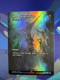 Thrum of the Vestige - Lightning Bolt (Showcase) FINAL FANTASY FOIL NM - Image 1