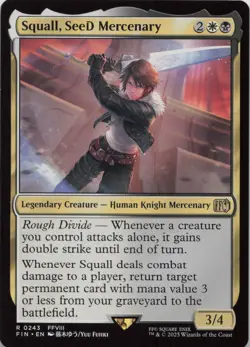 Squall, SeeD Mercenary R FINAL FANTASY 243 - LP MTG - Image 1