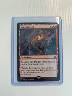 MTG Magic the Gathering Dracogenesis (105) Tarkir: Dragonstorm Regular Mythic - Image 2