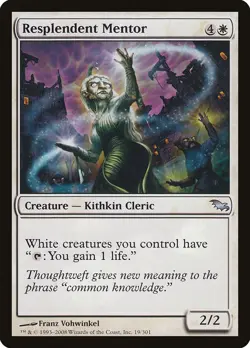 Resplendent Mentor 1x MtG Shadowmoor SP/NM - Image 1
