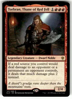 Throne of Eldraine Torbran, Thane of Red Fell Expansion/Rare - Image 1