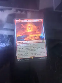 Magic the Gathering: The Fire Crystal Final Fantasy Regular NM - Image 1