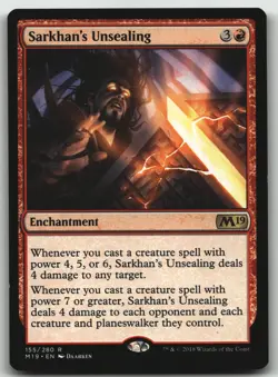 Sarkhan's Unsealing R Core Set 2019 155 LP - Image 1