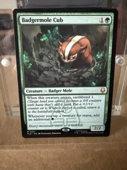 MTG Badgermole Cub Avatar Mythic NM - Image 1