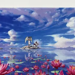 Carpet of Flowers Kickstarter Exclusive Playmat Signed Johannes Voss MTG TCG CCG - Image 4