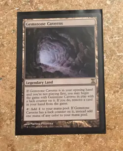Gemstone Caverns Legendary Land Magic the Gathering 274/301 Pilcerova 1993-2006 - Image 1