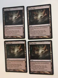4X MTG Bojuka Bog Worldwake 132/145 Regular Common X4 - Image 1