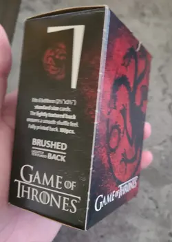 Dragon Sheild Sleeves Brushed Art House Targaryen Game of Thrones 100ct Standard - Image 4