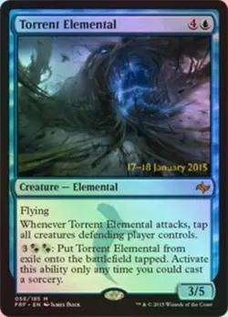[1x] Torrent Elemental - Foil - Prerelease Promo Near Mint, English Pre-Release - Image 1