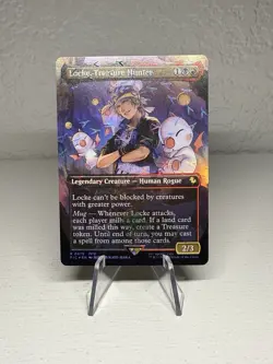 MTG Locke, Treasure Hunter 475 Borderless Chocobo Track Foil Final Fantasy - Image 1