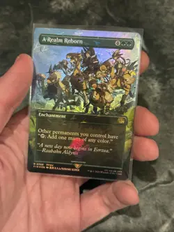 A Realm Reborn (Borderless) (Chocobo Track Foil) Final Fantasy Foil - Image 1