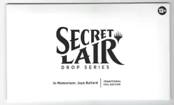 MTG Secret Lair In Memoriam: Jaya Ballard [SEALED FOIL] Magic The Gathering - Image 1
