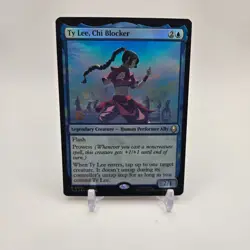 MTG Ty Lee Chi Blocker Avatar: TLA Prerelease Foil Stamped Rare #76 - Image 1