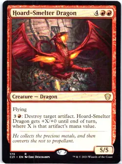#173 Hoard-Smelter Dragon Commander 2021 Rare - Image 1