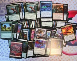 MTG Marvel Spiderman Non Foils Common, Uncommon & Land 100+ Bundle - Mint - Image 1