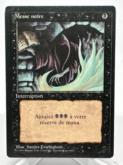 MTG 1x Revised black common LP French FBB Dark Ritual ships w/ tracking - Image 1