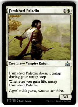 Famished Paladin Rivals of Ixalan Regular MTG - Image 1