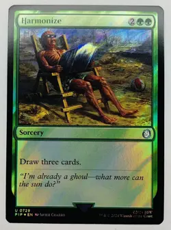 MAGIC Harmonize (U0729) - Surge Foil - Fallout MTG (NM) WOTC - Image 1