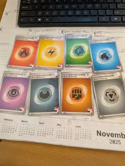 Play! Pokemon Play Prize Pack Series 4 5 NON-HOLO Energy Set - Image 1