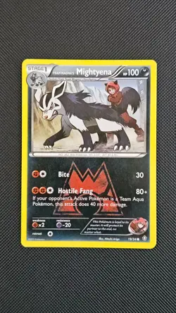 Pokemon - Double Crisis - Team Magma's Mightyena 19/34 - Image 1