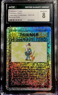 Pokemon Trader 103/110 - Legendary Collection (2002) - CGC 8 NM/Mint ???? - Image 1