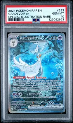 Pokemon TCG Gardevoir ex 233/091 PSA 10 Special Illustration Rare Paldean Fates - Image 1