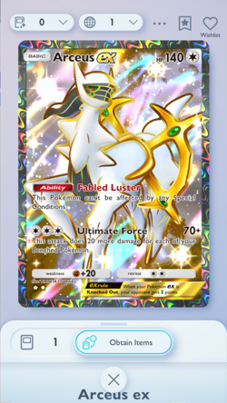 Arceus Full Art 2?, Pokemon TCG Pocket, Triumphant Light, English - Image 1