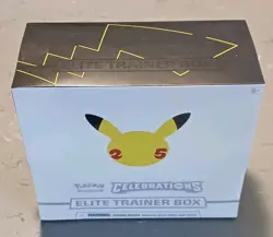 Pokemon Celebrations ETB Elite Trainer Box 25th Anniversary Sealed - Image 1