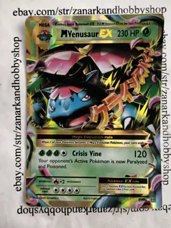 Pokemon M Venusaur EX 2/108 Evolutions Holo LP - Image 1