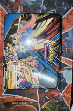 Pokemon TCG 2020 Spring Collector's Chest Tin Lunch Box Sword Shield Sealed - Image 3