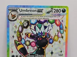 Pokemon Umbreon ex SVP 176 Premium Figure Collection Black Star Promo - Image 2