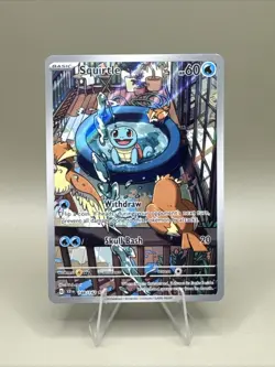 Squirtle 148/142 - Sv07 Stellar Crown - Illustration Rare - Pokemon TCG - NM - Image 1