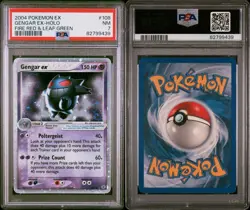 Pokemon TCG Gengar ex 108/112 PSA 7 Fire Red & Leaf Green 2004 Holo ( Clean 7 ) - Image 3