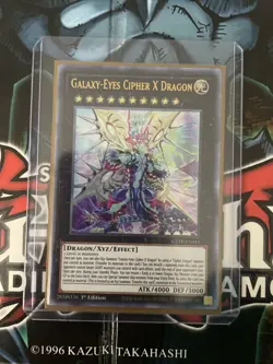 Yugioh Galaxy Eyes Cypher X Dragon GFTP ultra Rare - Image 1
