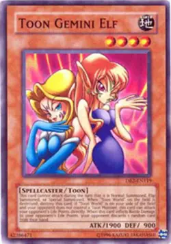 Toon Gemini Elf - DB2-EN119 - Common - Unlimited Edition - Damaged - Image 1