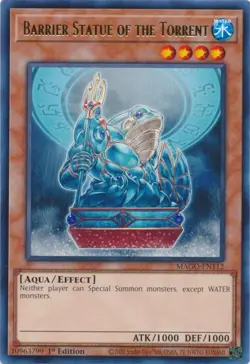 Barrier Statue of the Torrent - MAGO-EN112 - Gold Rare - Yugioh - Image 1