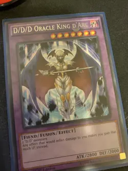 Yu-Gi-Oh! TCG D/D/D Oracle King d'Arc Mega Pack 2016 MP16-EN077 1st Edition Rare - Image 1