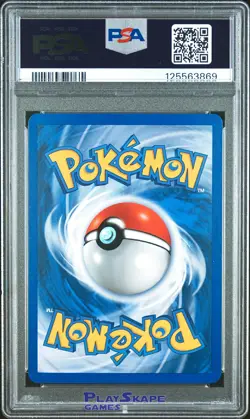 Pokemon Card PSA 8 Meganium 10/111 1ST EDITION Neo Genesis Holo Vintage 2000 - Image 2