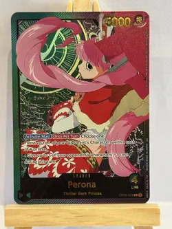 One Piece Card Game Perona Leader OP06-021 High Quality Custom Card - Image 1