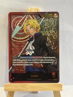 One Piece Card Game Sabo Leader OP05-001 High Quality Custom Card - Image 2