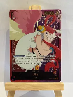 One Piece Card Game Uta Leader OP06-001 High Quality Custom Card UK - Image 2