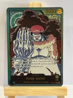 One Piece Card Game Hody Jones Leader OP06-020 High Quality Custom Card - Image 1