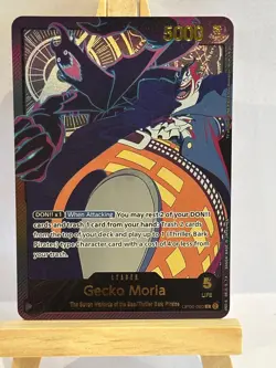 One Piece Card Game Gecko Moria Leader OP06-080 High Quality Custom Card - Image 4
