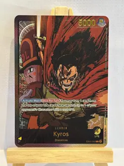 One Piece Card Game Kyros Leader EB01-040 High Quality Custom Card - Image 1