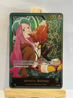 One Piece Card Game Jewelry Bonney Leader OP07-019 High Quality Custom Card - Image 2
