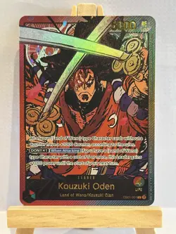 One Piece Card Game Kozuki Oden Leader EB01-001 High Quality Custom Card - Image 1