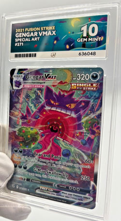 Pokemon Cards - ACE 10 Gengar Vmax 271/264 - Fusion Strike - GEM MINT - PSA BGS - Image 5