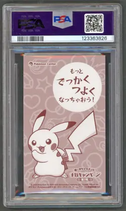 Pokemon Cards - PSA 10 Pikachu Mega Lizardon X Poncho Charizard BC Business Card - Image 2